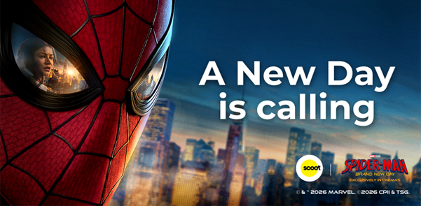 Spider-Man: Brand New Day യുമായി കൈകോർത്ത് സ്ക്കൂട്ട്; യാത്രക്കാർക്കായി ഇനി പുത്തൻ സാഹസിക യാത്രകൾ